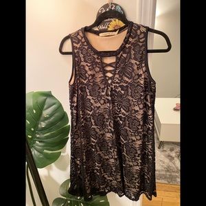 Front laced Cocktail Dress